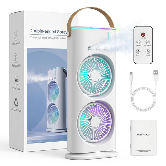Mini Air Cooler | Double Ended Spray Fan