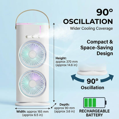 Mini Air Cooler | Double Ended Spray Fan